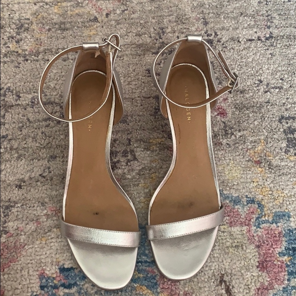 Halogen Silver heels